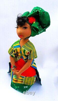 16'' Black Doll? #400 Tiffany? African-American Art #Doll-#handmade