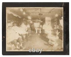 1910s African American Black Barbershop Bath House Signs Photo