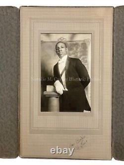 1920s Jazz Age Young Black African American Man Formal Dress Photo HBCU