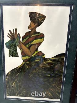 2 Large Charles Bibbs Limited Edition Lithograph African American