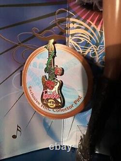 2007 HARD ROCK CAFE AA Barbie Doll withHRC Collector Pin Gold Label K7946 NRFB