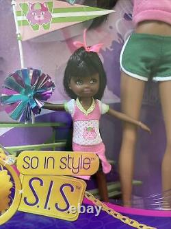 2009 Barbie So In Style S. I. S. SCHOOL SPIRIT GRACE & COURTNEY (AA) P6914 NRFB