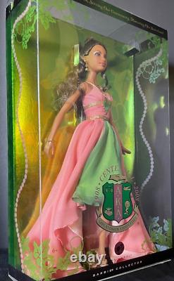 AKA Alpha Kappa Alpha Sorority Centennial Barbie Doll plus Bonus Doll Included