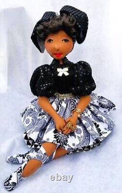 #Abayomi? #Africandolls #Blackdoll handmade ooak cloth doll