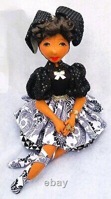 #Abayomi? #Africandolls #Blackdoll handmade ooak cloth doll