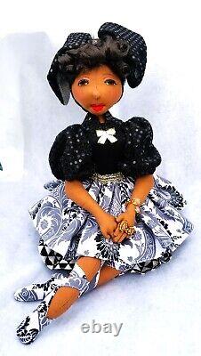 #Abayomi? #Africandolls #Blackdoll handmade ooak cloth doll