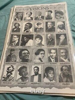 African American Historical Prints 8X17 Sealed In Plastic