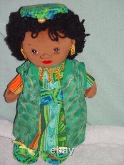 African American Sample Cloth Culture Doll