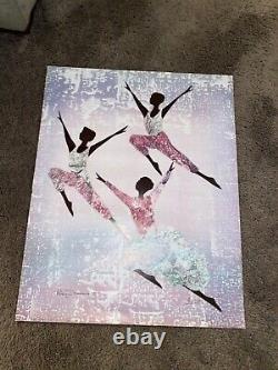 Ailey Dancers I Serigraph Marco African American Art Print 24x18
