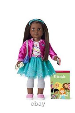 American Girl Truly Me Doll #80 with Brown Eyes Textured Black Hair Very Deep