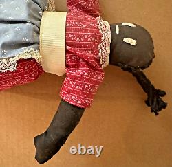 Antique African American Cloth Doll Southern Folk Art