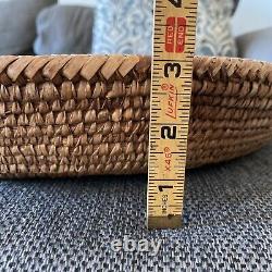 Antique Tribal Hand Woven Basket Large! African Native American Berry 17