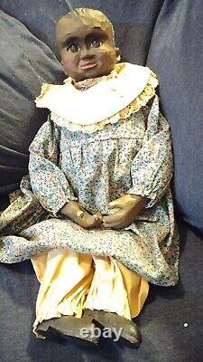 Arnett Country Store primitive LauraBeth AFRICAN Folk Resin Doll vintage 37/250