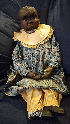Arnett Country Store primitive LauraBeth AFRICAN Folk Resin Doll vintage 37/250