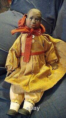 Arnett Country Store primitive SarahBeth AFRICAN Folk Resin Doll vintage 11/250