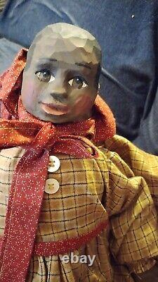 Arnett Country Store primitive SarahBeth AFRICAN Folk Resin Doll vintage 11/250