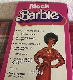BLACK BARBIE, ORIGINAL 1979 IN BOX, No. 1293, SHE'S BEAUTIFUL! SHE'S DYNAMITE