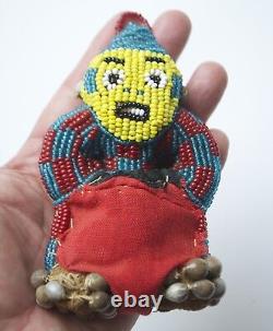 Bamileke Cameroon Ethnic Fertility Beaded Doll Handmade Original Vintage D130