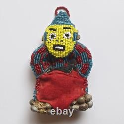 Bamileke Cameroon Ethnic Fertility Beaded Doll Handmade Original Vintage D130