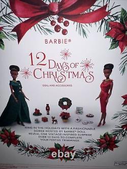 Barbie 12 Days Of Christmas Very Limited AA Holiday Set Mattel