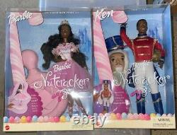 Barbie Ken Nutcracker AA Prince Eric and Sugarplum Fairy Ballerina Set/2