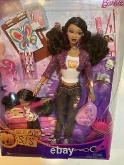 Barbie So In Style Trichelle & Janessa Sisters Artist Set Mattel P6915 New