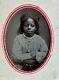 Best Friends White & African American Girls Taken Same Day Tintype Photos 1800s