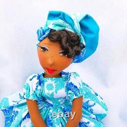 #BettyJean? #Blackdoll handmade ooak cloth doll