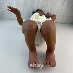 Bonnie Brown 19 Hyper Realistic Vinyl & Fabric Soft Body Baby Doll AA Ethnic