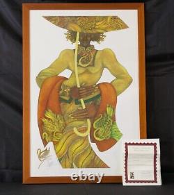 Charles Bibbs Yellow Umbrella Limited Edition African American Art Print