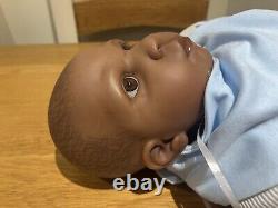 Cherish Dolls Reborn Baby Boy Doll Milo 22 5lb 4oz African American Ethnic Uk