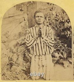 Civil War Slave Photo Stereoview Freedoms Land African American