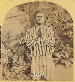 Civil War Slave Photo Stereoview Freedoms Land African American