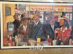 Commerce Street By Ernest Watson African American Culture Art Framed Gift
