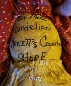 DANDELION BLACK African American DOLL FROM ARNETT'S COUNTRY STORE 606/4000