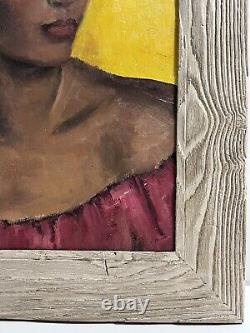 Dorothy C Neal African American Portrait Nicolai Fechin Student Oil Painting