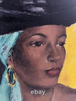 Dorothy C Neal African American Portrait Nicolai Fechin Student Oil Painting