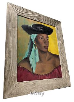 Dorothy C Neal African American Portrait Nicolai Fechin Student Oil Painting