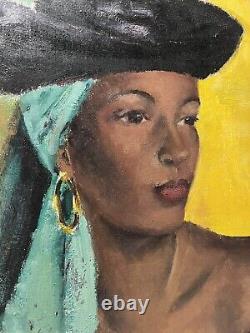 Dorothy C Neal African American Portrait Nicolai Fechin Student Oil Painting