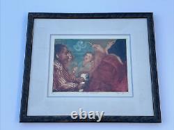 Dysinger Etching Jazz Club African American Woman Musicians Bar Signed Limited