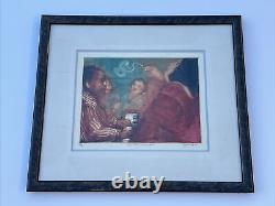 Dysinger Etching Jazz Club African American Woman Musicians Bar Signed Limited