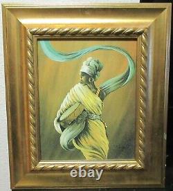 Elaine Dungill African American Woman Giclee On Canvas Painting