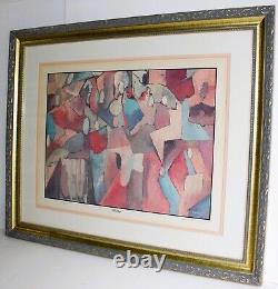 Ephraim Urevbu Lithograph Signed Numbered The Village African American Artist