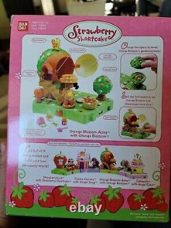 HTF Strawberry Shortcake Berry Cute Houses Orange Blossom House Sealed Bandai