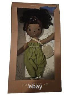 Imani 14 Plush Doll A Handmade Linen Doll by Harperiman that Inspires Kids