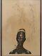 Important Vintage Old Black African American Modern Lithograph, Charles White