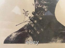 Important Vintage Old Black African American Modern Lithograph, Charles White