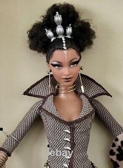 Incredibly RARE TATU Barbie B2018, A Byron Lars Treasures of Africa Doll, NRFB