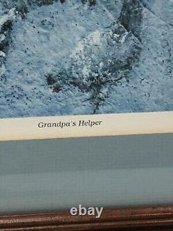 Jim Wider Grandpa's Helper Signed Lithograph African American Art