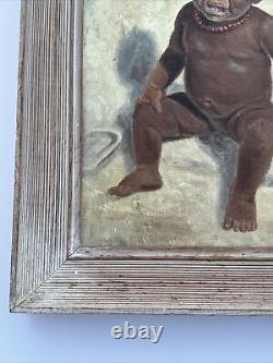 Kent Cottrell Painting Black Americana Baby African American Listed Antique 1940